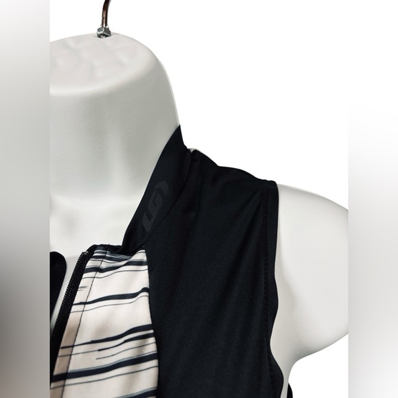 Louis Garneau, Sleeveless Cycling Jersey, Small, Black & White 🚲 - Picture 5 of 10